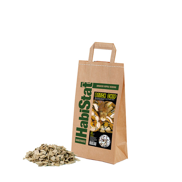 HabiStat Beech Chip Substrate, Coarse, 5 Litres