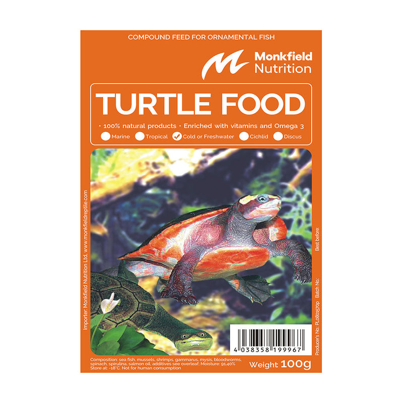 Monkfield Turtle Food - 10 Pack