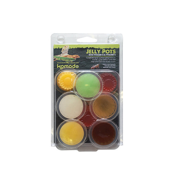 Komodo Jelly Pots, Mixed Flavours, Pack of 8