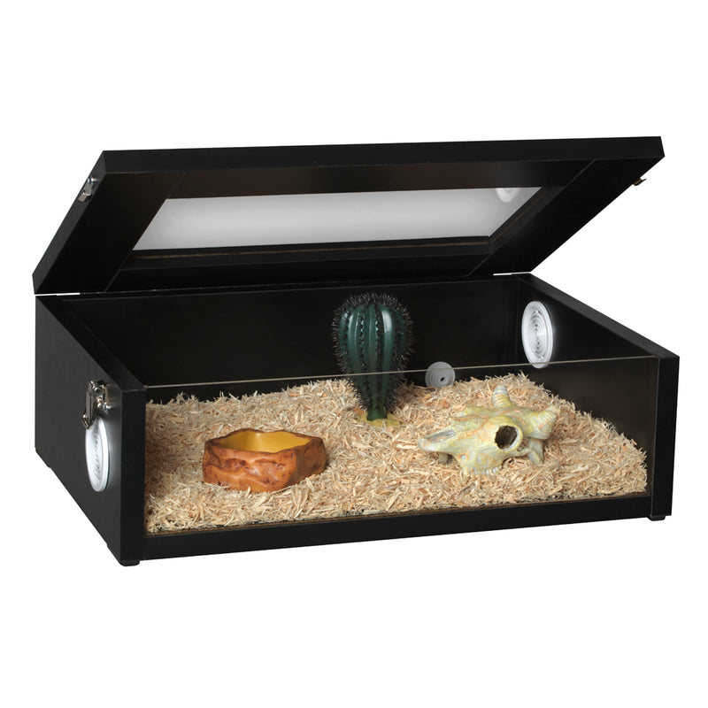 Monkfield Terrainium, L46 x D29 x H15cm, Black