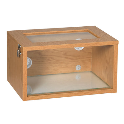 Monkfield Tall Terrainium, L46 x D29 x H25cm, Oak