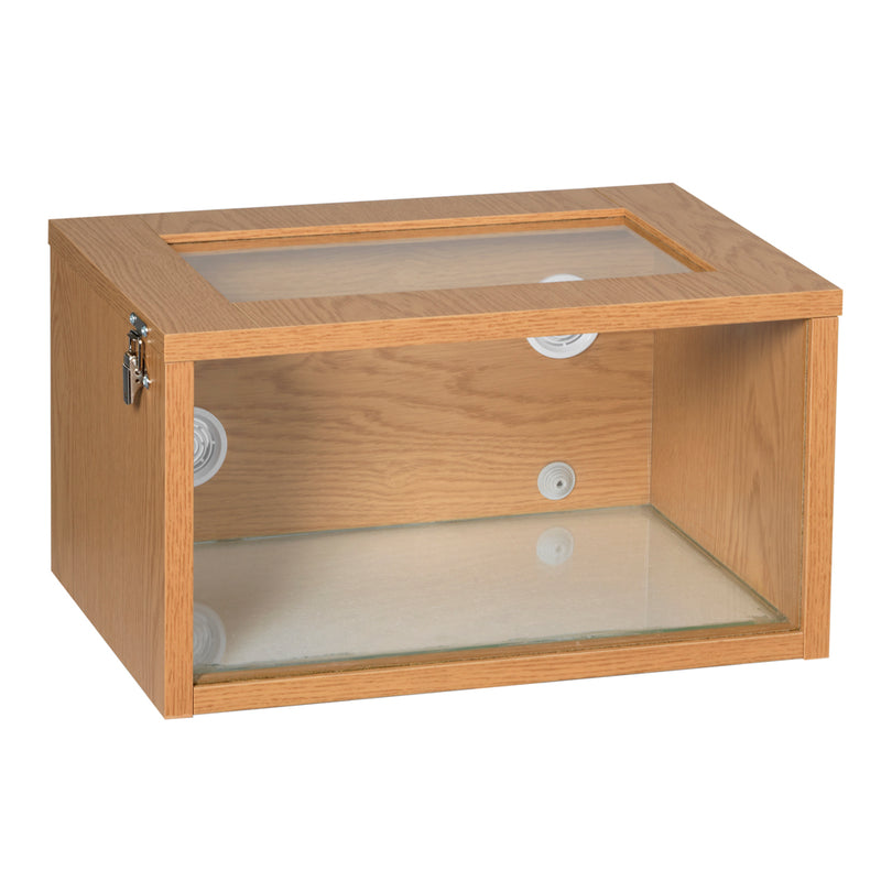Monkfield Tall Terrainium, L46 x D29 x H25cm, Oak