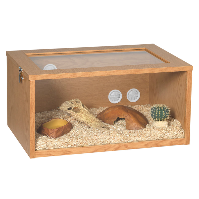 Monkfield Tall Terrainium, L61 x D38 x H30cm, Oak