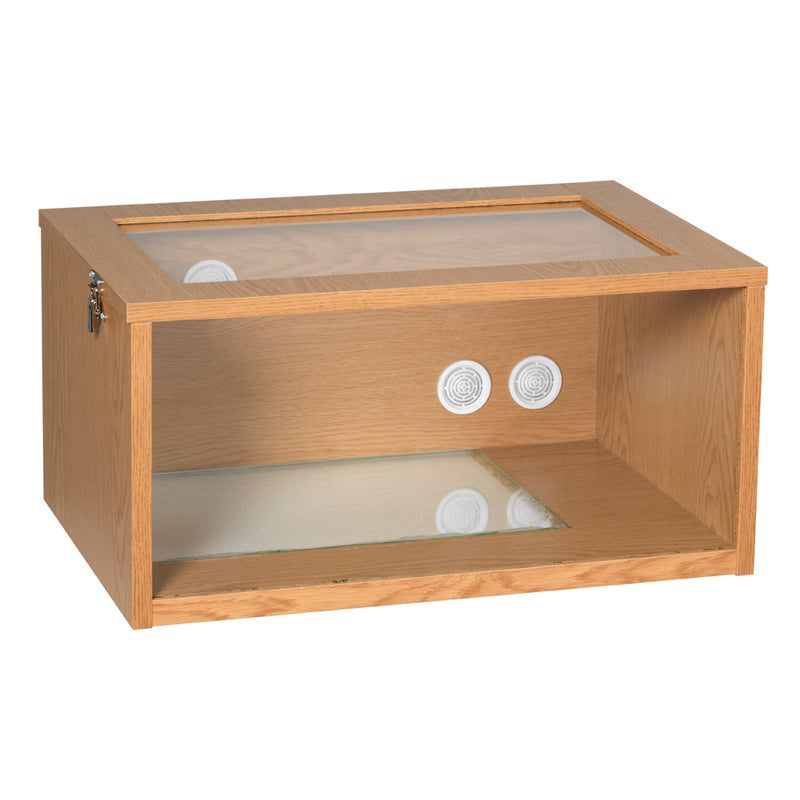 Monkfield Tall Terrainium, L61 x D38 x H30cm, Oak