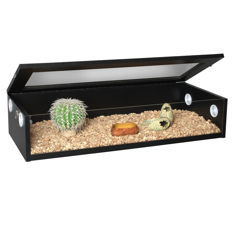 Monkfield Terrainium, L91 x D38 x H20cm, Black
