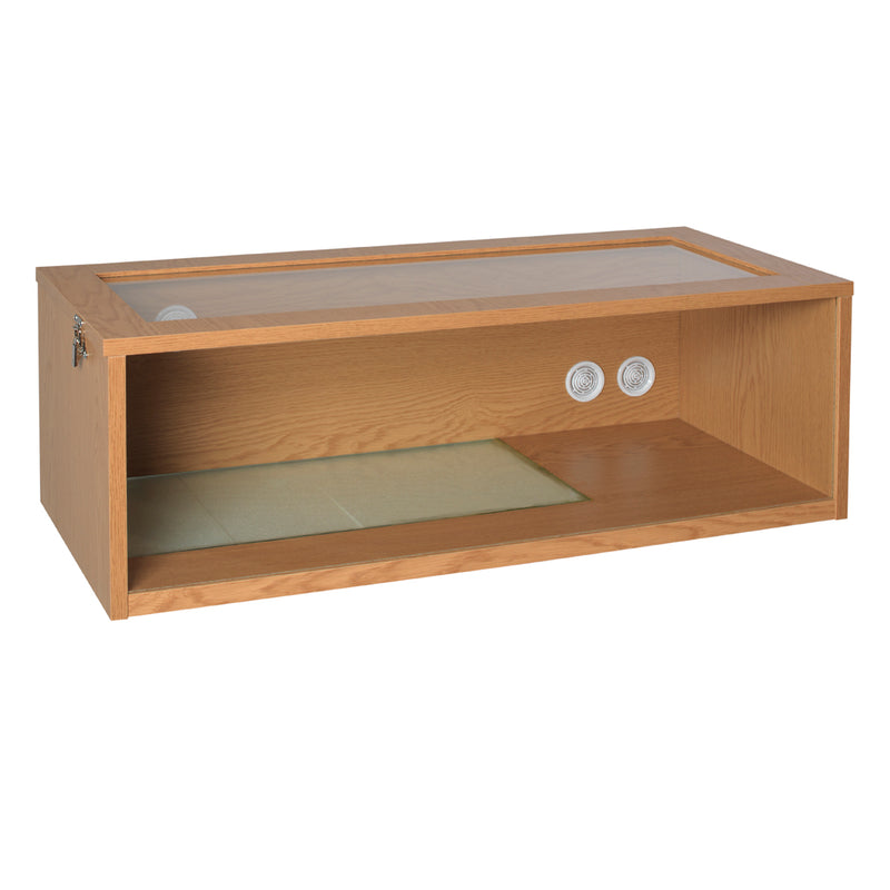 Monkfield Tall Terrainium , L91 x D38 x H30cm, Oak