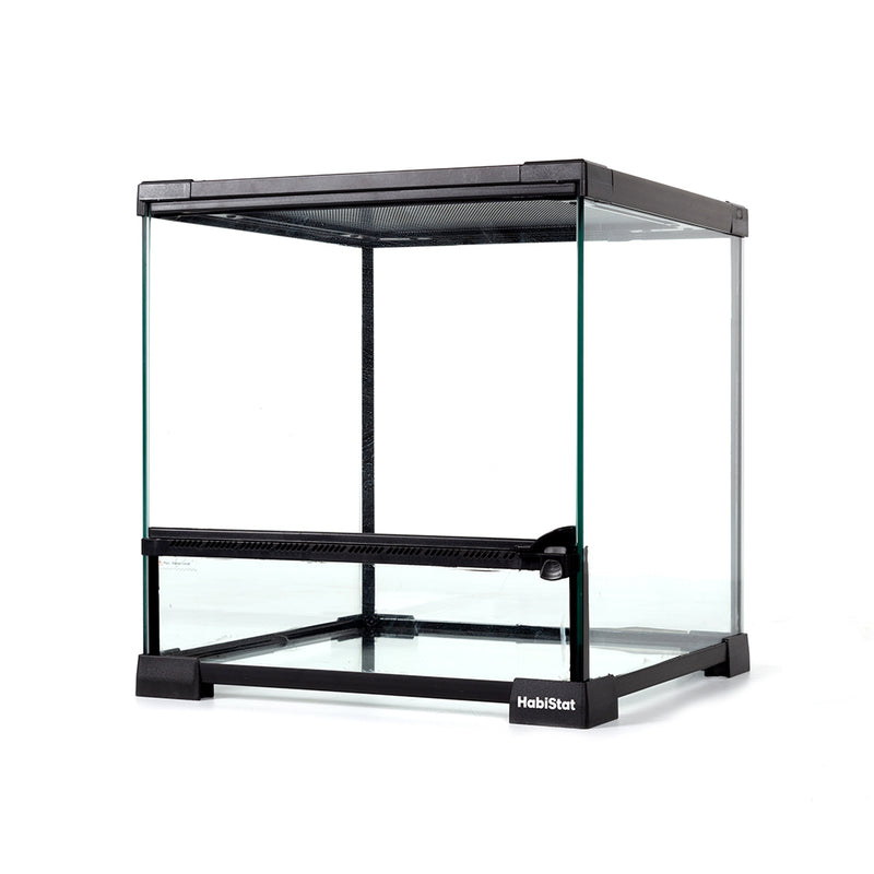 HabiStat Glass Terrarium, 30 x 30 x 32cm (12 x 12 x 13"), Built