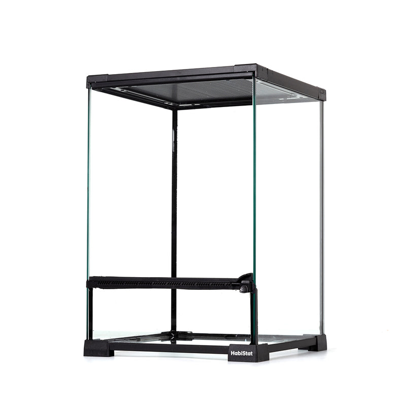 HabiStat Glass Terrarium, 30 x 30 x 45cm (12 x 12 x 18"), Built