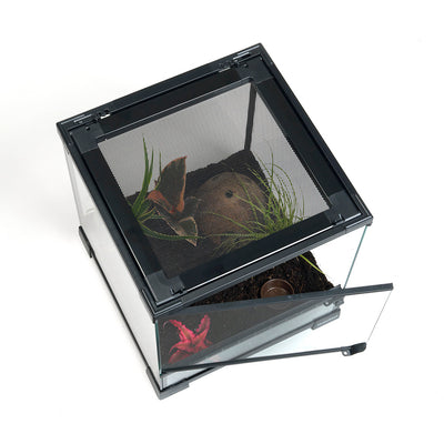 HabiStat Glass Terrarium, 30 x 30 x 45cm (12 x 12 x 18"), Built