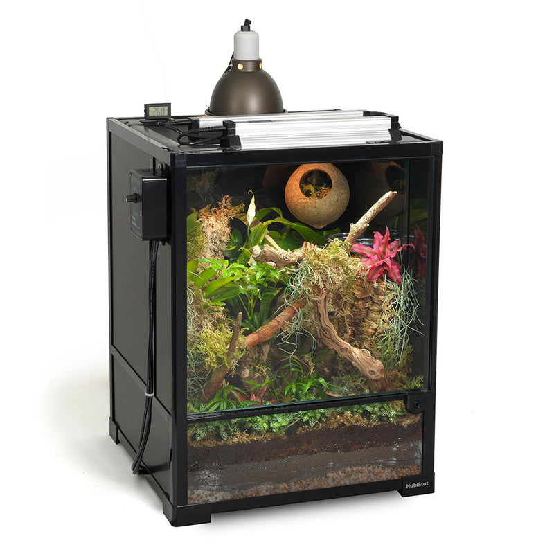 HabiStat Glass Terrarium, 45 x 45 x 60cm (18 x 18 x 24"), Flat-Packed