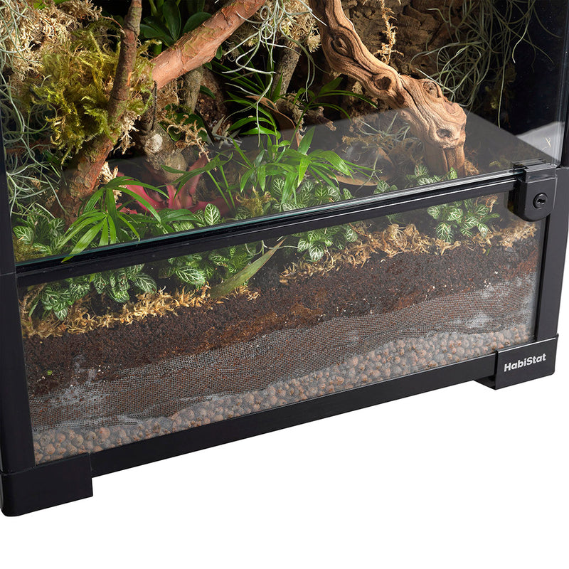 HabiStat Glass Terrarium, 45 x 45 x 60cm (18 x 18 x 24"), Flat-Packed