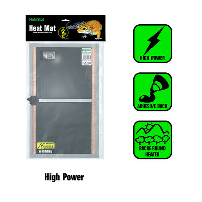 HabiStat High Power Heat Mat, Adhesive, 43 x 28cm (17 x 11"), 40 Watt