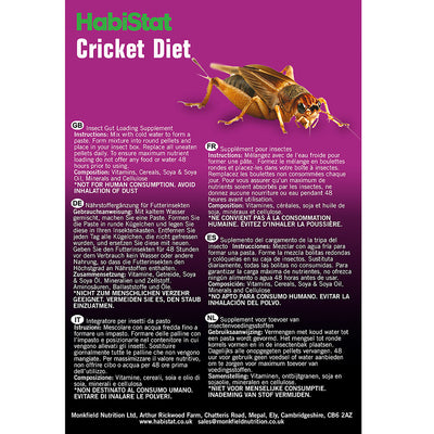 HabiStat Medivet Cricket Diet, Eco Pak, 40g