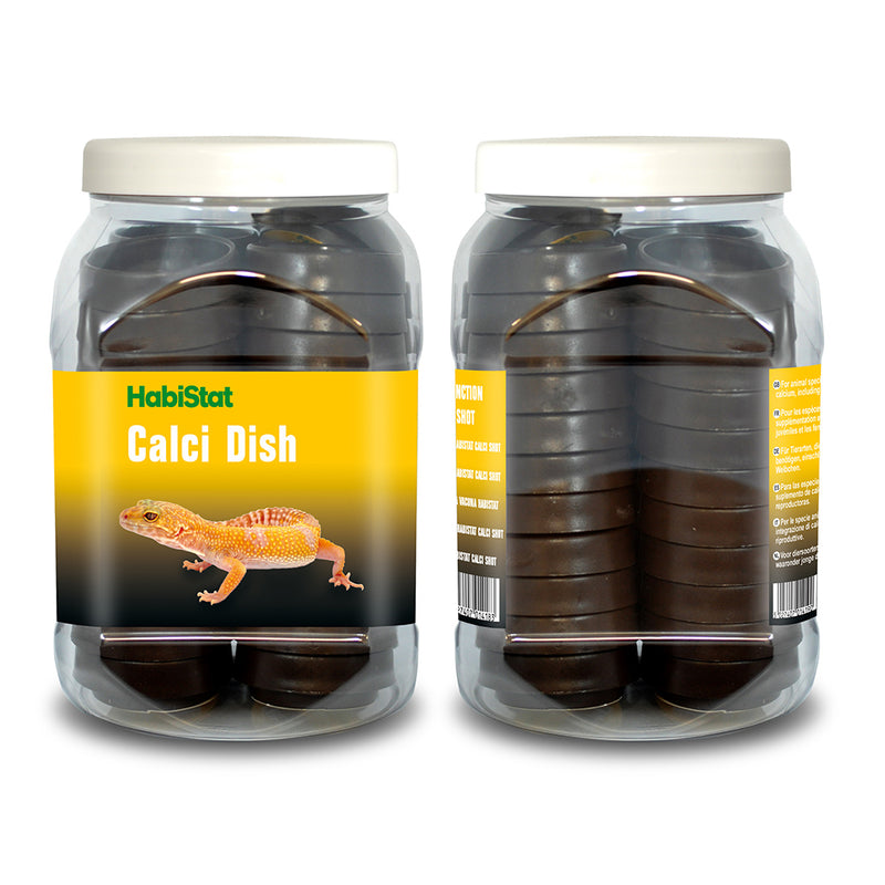 HabiStat Calci Dish Display Jar, 44 Dishes