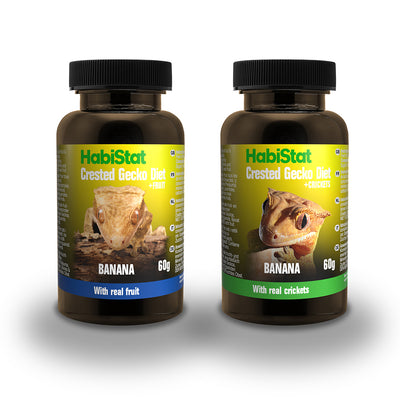HabiStat Crested Gecko Diet, Banana and Cricket, 60g