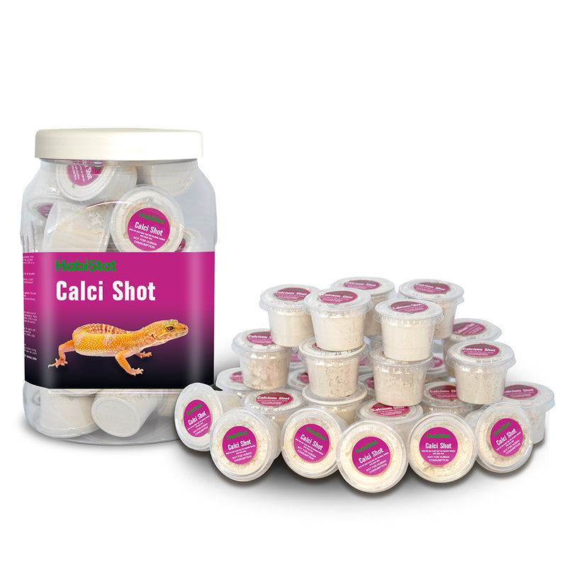 HabiStat Calci Shot Display Jar, 30 Pots