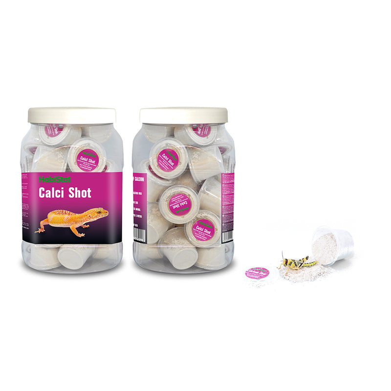 HabiStat Calci Shot Display Jar, 30 Pots