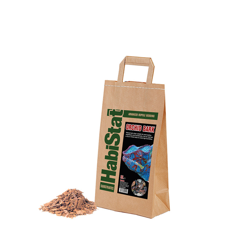HabiStat Orchid Bark Substrate, Coarse, 5 Litres
