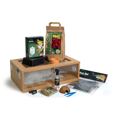 HabiStat Hatchling Snake Starter Kit, Oak