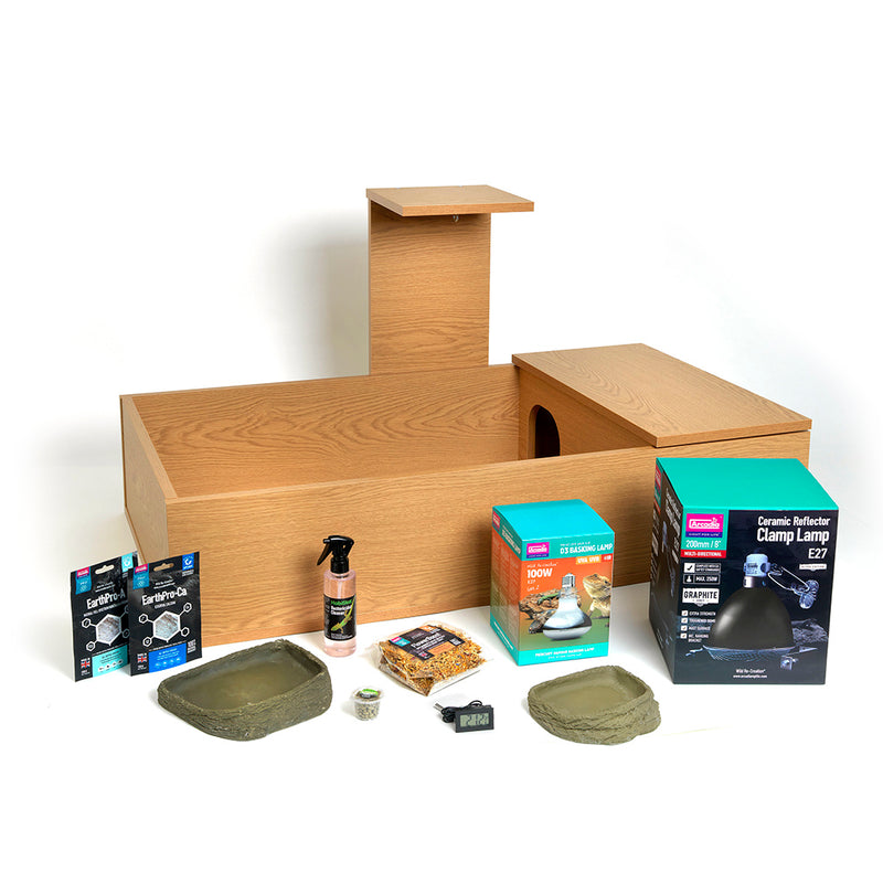 HabiStat Tortoise Starter Kit, Oak