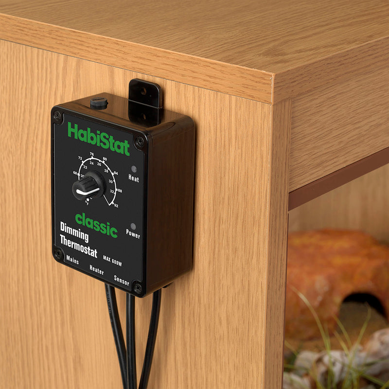 HabiStat Dimming Thermostat, Black, 600 Watt