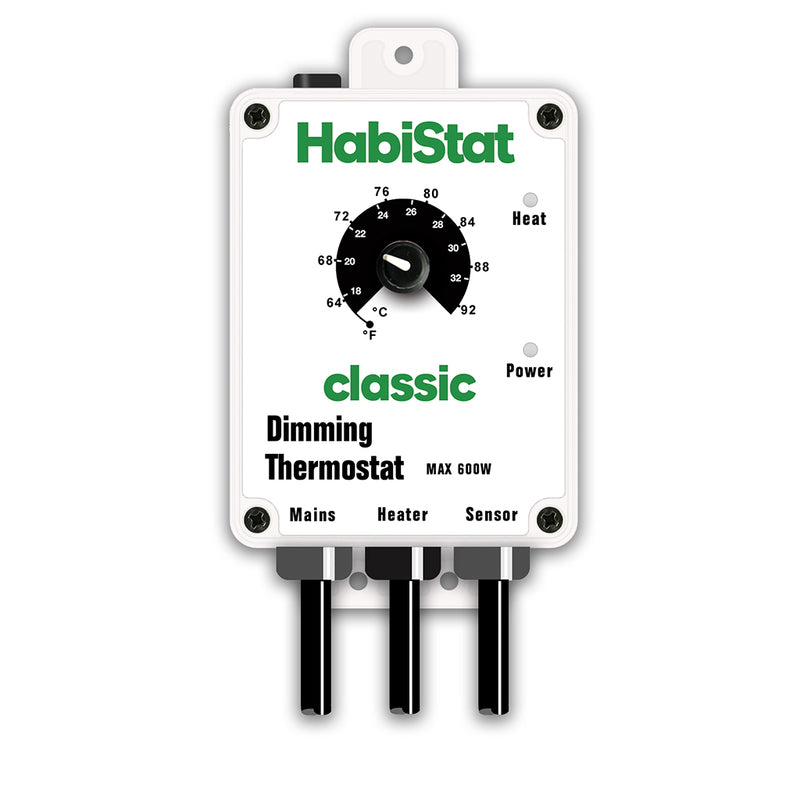 HabiStat Dimming Thermostat, White, 600 Watt
