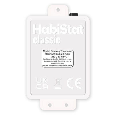 HabiStat Dimming Thermostat, White, 600 Watt