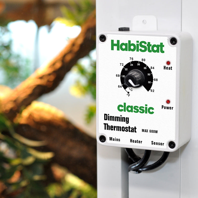 HabiStat Dimming Thermostat, White, 600 Watt