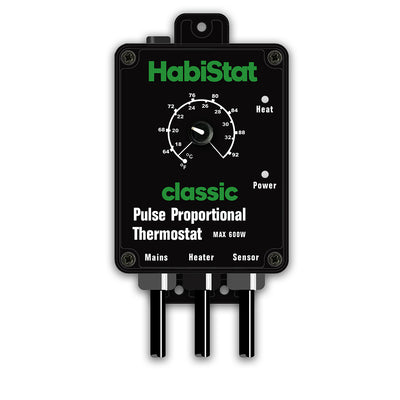HabiStat Pulse Thermostat, Black, 600 Watt