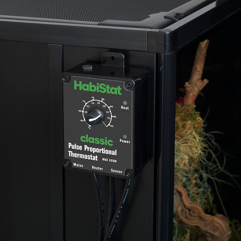 HabiStat Pulse Thermostat, Black, 600 Watt