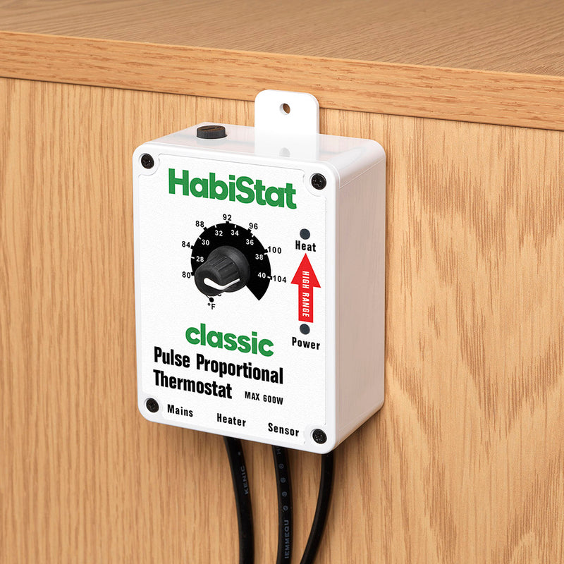 HabiStat Pulse Thermostat, High Range, White, 600 Watt
