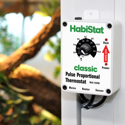 HabiStat Pulse Thermostat, High Range, White, 600 Watt