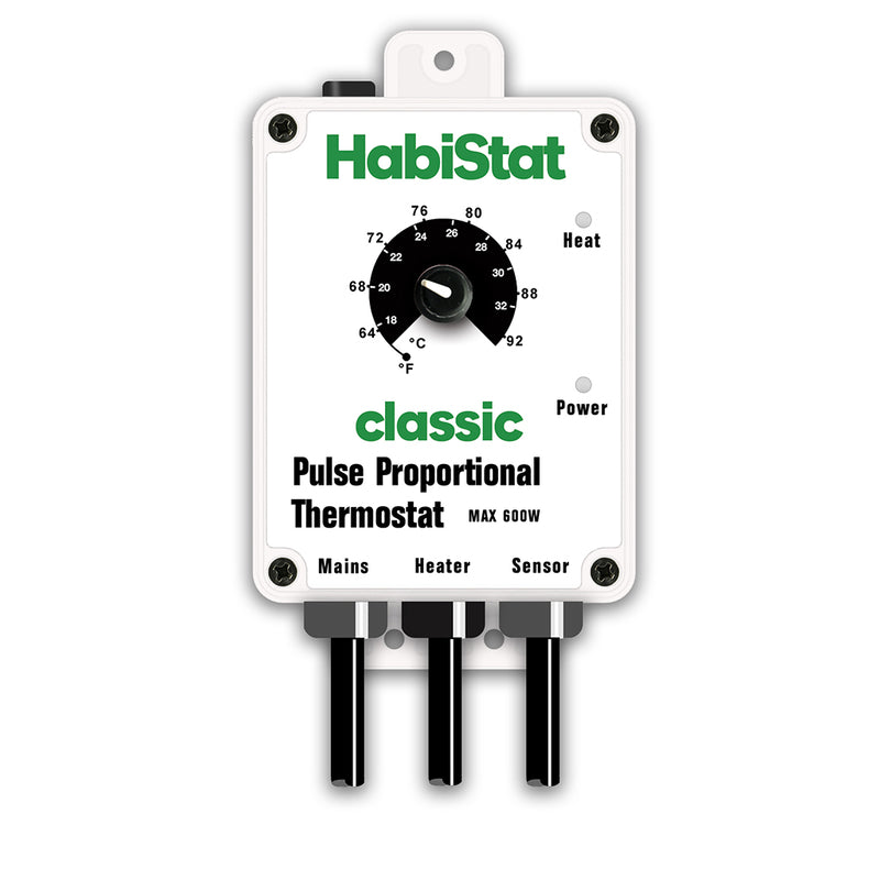 HabiStat Pulse Thermostat, White, 600 Watt