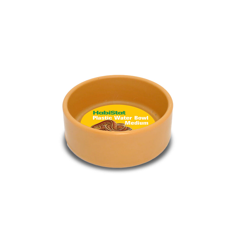 HabiStat Round Plastic Water Bowl, Medium