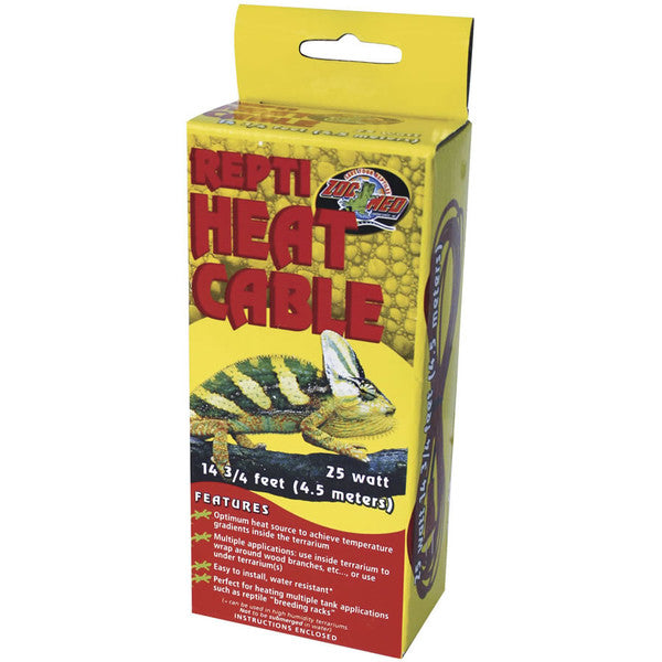 Zoo Med Repti Heat Cable, 4.5m, 25 Watt