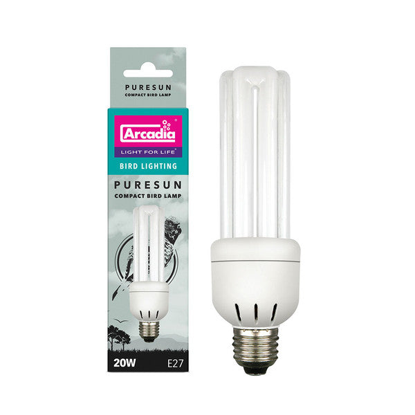 Arcadia PureSun Compact Bulb, 2.4%, 20 Watt