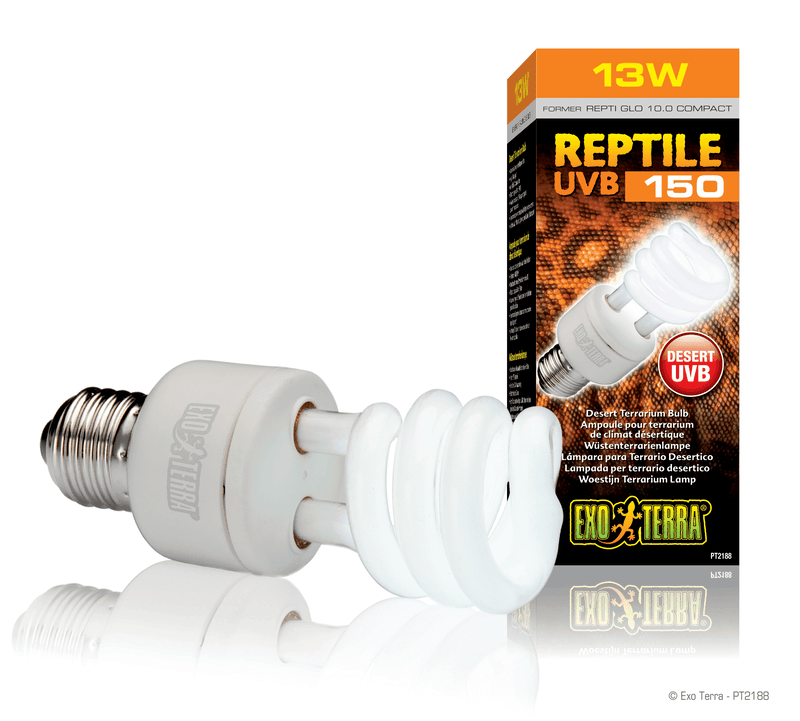 Exo Terra Reptile UVB 150 Compact Lamp, 13 Watt